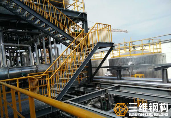 化工行业钢结构平台加工